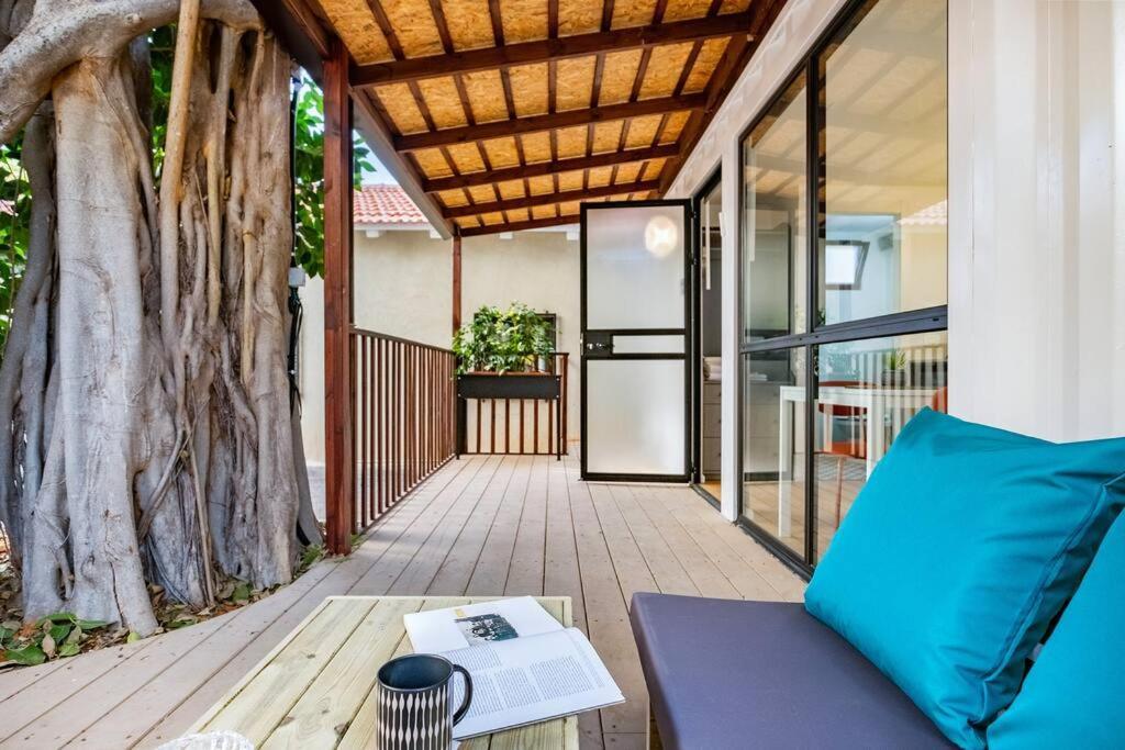 Ferienwohnung The Container House Ra'anana Exterior foto